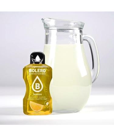 Bolero LEMON 24x3g | Sugar-free juice powder sweetened with stevia + vitamin C | for children and athletes | gluten-free vegan | lemon flavor - Buy Online on GoSupps.com