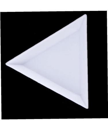 TOSSPER 10 Pcs Plastic Triangle Trays for Rhinestones Beads & Crystal Nail Art Sorting International Shipping Available - Buy Online on GoSupps.com