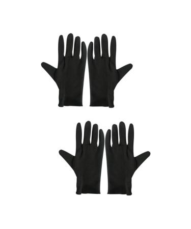 FRCOLOR 24 Pairs Black Thermal Etiquette Chemical Lotion Moisture Hand Moisturizing Safety Clothing Work