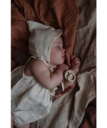 BIBS Natural Rubber Pacifiers | Set of 2 BPA-Free Soothers | Made in Denmark | Ivory | Size 6-18 Months - Buy Online on GoSupps.com