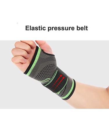 Mumian 2PCS Compression Wrist Support Sleeve with Adjustable Compression Strap for Carpal Tunnel  Tendonitis  Wrist Pain Nylon L - Buy Online on GoSupps.com