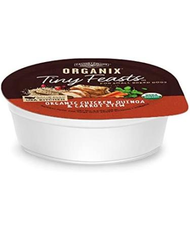 Castor & Pollux Organix Tiny Feasts Organic Chicken, Quinoa & Carrot Stew for Dogs - 12 Pack (3.5 oz Each) - Buy Online on GoSupps.com