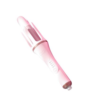 FOMIYES Fully Automatic Hair Curling Iron Tool Curler Hair Rollers Pink Nylon 32.50X5.50X5.50CM Pink