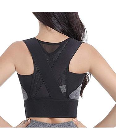 Back Posture Corrector Shoulder Lumbar Brace Spine Corrector Shoulder Neck Support Strap Belt Back Pain Reliever Health Care (Size : Medium) vision