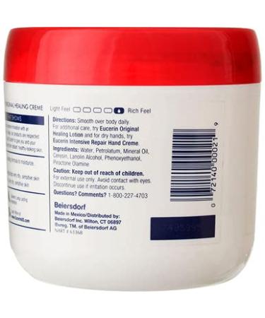 Eucerin Original Healing Creme 16 oz (Pack of 8) - Buy Internationally | Best Moisturizer for Dry Skin - Buy Online on GoSupps.com