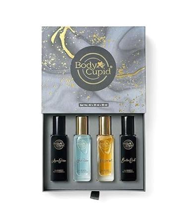 Luxury Perfume Gift Set for Men 4X20 ML | Long Lasting Premium Fragrances | Aqua Wave | Exotic Oud | Mr Wonderful | Aqua Storm | 80 ML