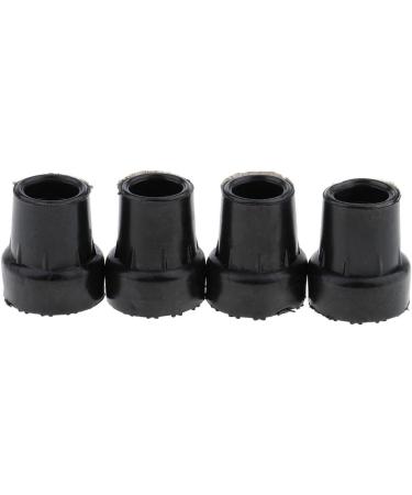 4pcs Anti-skid Stable Shock Absorb Walking Stick End Crutch Cane Tips 19mm - Black 19mm - Buy Online on GoSupps.com