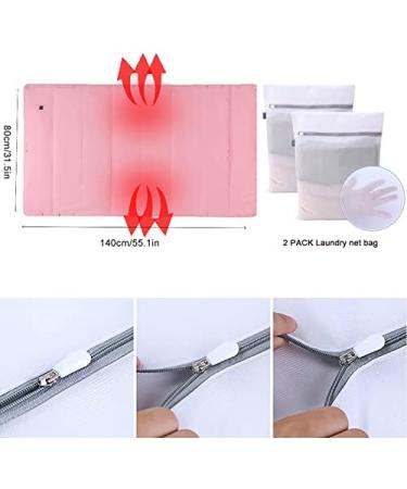 Portable Electric USB Heating Cushion - 3 Heating Levels Multifunctional Use at Home Office & Car - Pink 140x80 cm - Buy Online on GoSupps.com