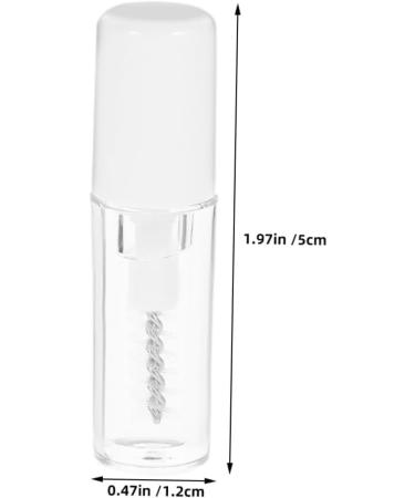 HAPINARY 2pcs Eyelash Raincoat Tubular Mascara Clear Rain Coat Clear Raincoat Gels Plastic Transparent - Buy Online on GoSupps.com