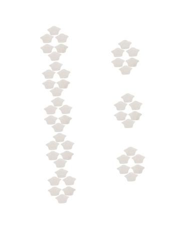 FOMIYES 24 Pairs Cuttable Half Size Stickers Stickets Heel Grips Shoe Pads for Women Shoes Invisible Heel Sticker High- Heeled Shoes Pad Women's White Sponge Heel Stickers Feet