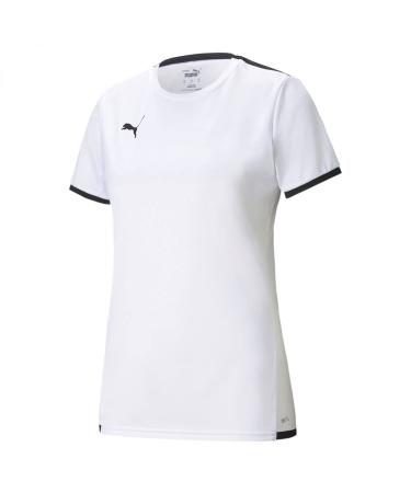 PUMA Women's Teamliga Jersey S Puma White-puma Black