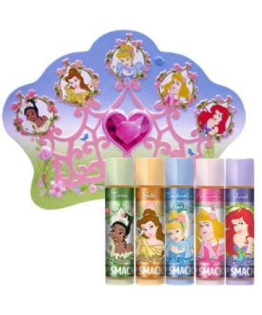Disney Princess Lip Smacker Lip Collection in a Crown Tin