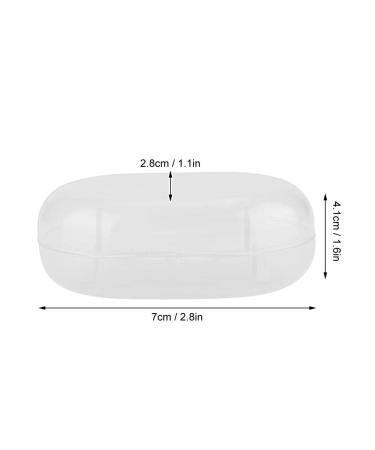 Baby Fingers Toothbrush - Transparent Silicone Tooth Cleaner for Toddlers | Food-Grade Oral Care Brush with Storage Case (White) - Buy Online on GoSupps.com