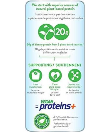 Genuine Health Vegan Proteins+ Natural Vanilla Protein Powder 20g Protein No Sugar 780g Tub - Buy Online on GoSupps.com