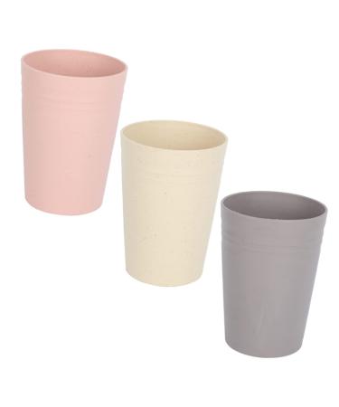 FRCOLOR 12 Pcs Bathroom Mugs - Eco-Friendly Wheat Straw Toothbrush Holders & Tumblers for Kids Camping & Makeup - Portable Organizer - Buy Online on GoSupps.com