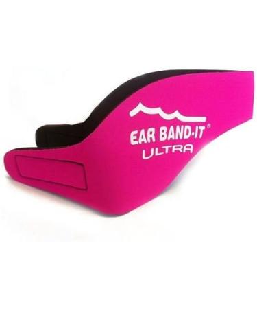 EAR BAND-IT Ultra Swimming Headband with Putty Buddies Earplugs - 6 Pairs of Soft Silicone Premium Ear Plugs - Doctor Recommended for Kids Ages 2-7 - Hot Pink - Buy Online on GoSupps.com