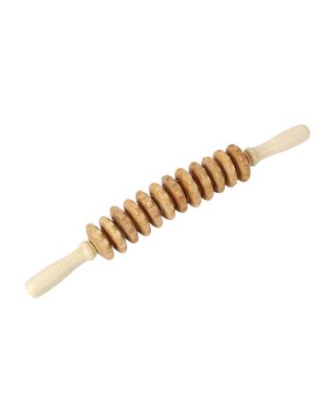 Hovceh massage roller wood massage scooter with handle back massage devices wood anti-cellulite maderotherapy set for muscle-depth tissue curved hand-body massager made of natural wood