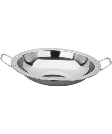 Ciieeo 3pcs Pancake Pan Flat Pan Nonstick Induction Cooker Pan Stainless Frying Pan Commercial Griddle Seafood Serving Platter Stainless Steel Pan Omelet Pan Hot Pot Seafood Pot Silverx3pcs 29 25.3CMx3pcs - Buy Online on GoSupps.com