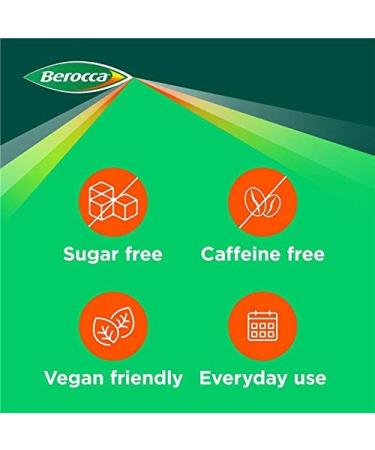 Berocca Vitamin C Effervescent Tablets with Magnesium Vitamin B12 and Vitamin B Complex (B1 B2 B3 B5 B6 B7 B9 and B12) Orange Flavour Tablets 15 Tablets - Buy Online on GoSupps.com