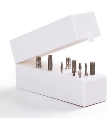 Nail Drill Bits Holder 30 Holes Drill Bits Cleanser Dustproof Drill Bits Organizer Container 30 Holes Manicure Tools for Nail Drill Bit - Buy Online on GoSupps.com
