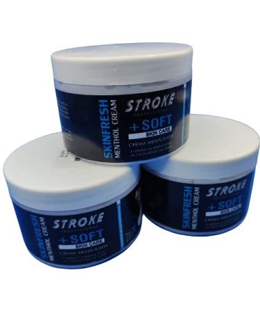 Set of 3 Menthol Skin Care Creams - 8 Oz - Softens Moisturizes Refreshes - International Shipping - Buy Online on GoSupps.com