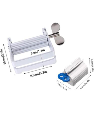 Premium Metal Tube Squeeze Press for Cosmetics & Hairdressing | Includes 2 Silver Toothpaste Dispensers - International Shipping - Buy Online on GoSupps.com