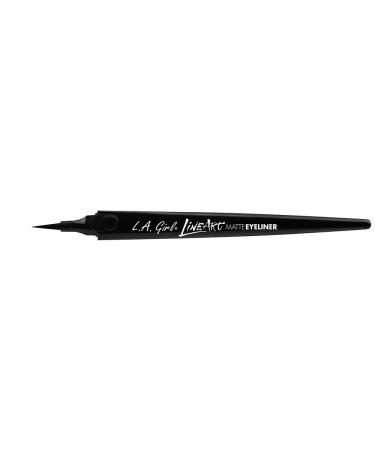 L.A. Girl Line Art Matte Eyeliner Intense Black 0.014 Fl. Oz. (Pack of 3) - GLE712 - Buy Online on GoSupps.com