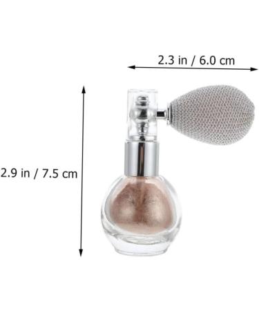 FOMIYES 2pcs Spray Glitter Spray Mist Bottle for Hair Glitter Makeup Glass Bottle Highlighter As Shown 1 7.5x6cm - Buy Online on GoSupps.com