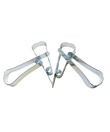 Pack of 4 trouser clips metal clips clip metal trouser clips
