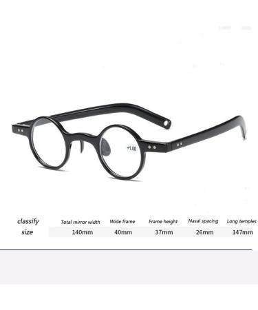 FREAZE Small Round HD Reading Glasses for Men & Women Ultra-Light Tortoiseshell 2.5x Computer Reading Aid - Buy Online on GoSupps.com