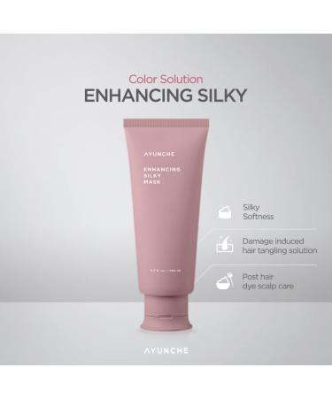 AYUNCHE Silky Hair Mask 6.7 fl oz - Nourishing Deep Conditioner for Dyed & Damaged Hair with Camellia Oil - Korean Salon Brand - Buy Online on GoSupps.com