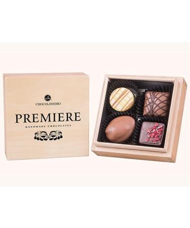  CHOCOLISSIMO LightQuadro Chocolate Box | 4 Chocolates | Assorted Colours to Gift | Premium | Men | Women | Christmas | Birthday | Easter | Grandad | Grandma | 50g - Buy Online on GoSupps.com