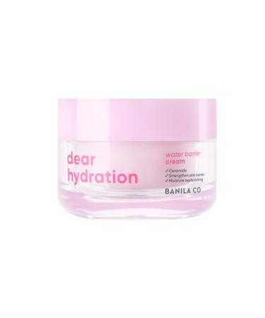 BANILA CO Dear Hydration Water Barrier Cream: Intense Hydration Dermatologist Tested Formula Pink Cactus Water Skin Barrier Support (50ml / 1.69 fl oz)