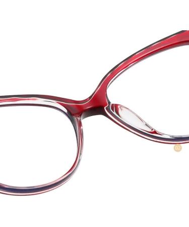 Shop Anti Eyestrain Cat-Eye Blue Light Blocking Reading Glasses +300 - Vintage Flat Light Mirror Style - International Shipping Available - Buy Online on GoSupps.com