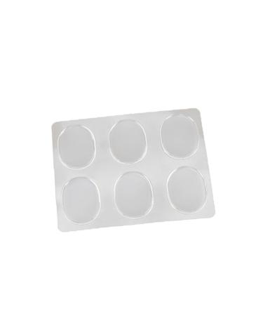 FRCOLOR Clear Shoe Pad 6pcs Silicone Gel Shoe Pad Shoe Inserts Pads Silicone Heel Pads Silicone Shoe Pads Grinding Feet Comfortable Shoe Pad