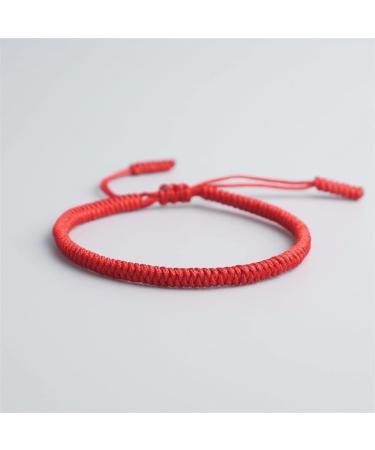 ZECHUANGJIA Bracelets 41 Colors Tibetan Buddhist Love Charm Tibetan Bracelets & Bangles For Women Men Handmade Knots Rope Budda Bracelet bracelet (Metal Color : 49-Dark blue-gold) - Buy Online on GoSupps.com