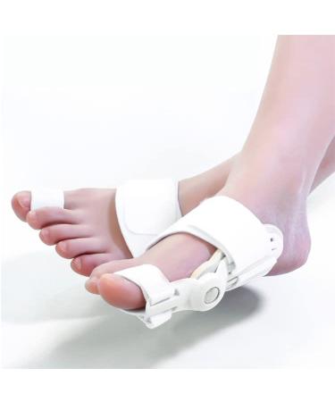 Beeiee Bunion Device Bunion Corrector for Women and Men Braces Toe Correction Foot Care CorrectorThumb Big Bone Orthotics Toe Separators Toe Straightener (M 1 Pairs White) M 1 Pairs White