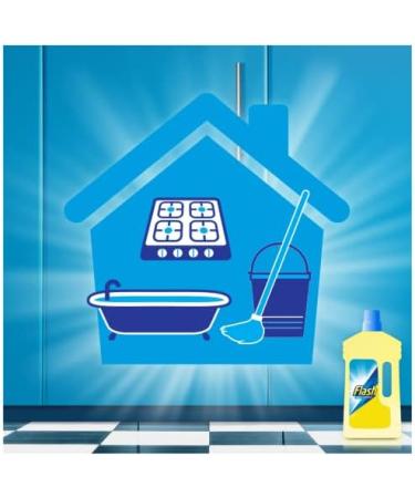 Flash Impeccable Clean All Purpose & Bathroom Floor Cleaner 950ml with Febreze Fresh Scent Pack of 2 + Our Gift for You: Organza Small Bag - Buy Online on GoSupps.com