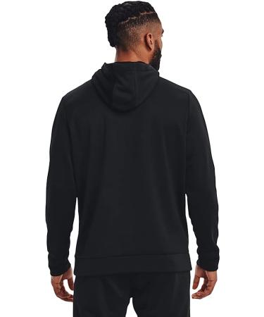 Under Armour Men's Big Logo Armourfleece Hoodie - Black/Pitch Gray - Size Large - Buy Online on GoSupps.com