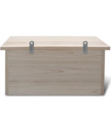 vidaXL Sparrow Nesting Box - Solid Wood Bird House with 3 Chambers - Garden Bird Nest - Brown - Buy Online on GoSupps.com