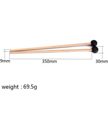 Artibetter 1Pair Drum Sticks Small Classic Rubber Drumsticks Tip for Students Adults Musical Instrument Accessories - Buy Online on GoSupps.com