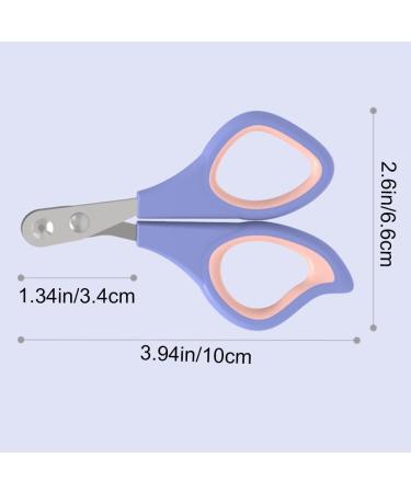 NOOMIEQCF Pet Nail Clippers Round Hole Pet Nail Scissors Stainless Steel Pet Nail Trimmers for Cat Dog Small Animals - Buy Online on GoSupps.com