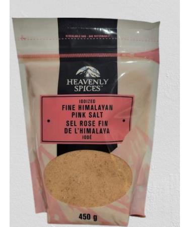 IODIZED FINE HIMALAYAN PINK SALT 450G