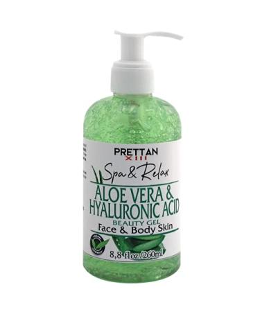 PRETTAN XIII - Natural Oil & Gel for face and body care spa and massage oil all skin type After Sun 8.8 oz (Aloe Vera)