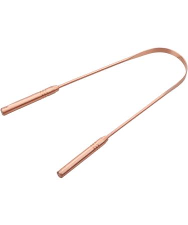 Verdant Touch Copper Tongue Scraper Tool with Case | Effective Tongue Cleaning Brush for Bad Breath Reduction - Buy Online on GoSupps.com