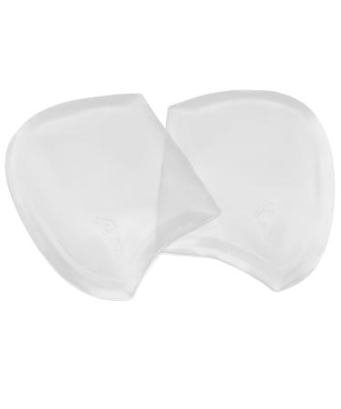 1 Pair Arch Half Pad Portable Arch Support Replaceable Flatfoot Support Outdoor Flatfoot Arch Support Convenient Flatfoot Support Outdoor Arch Support Arch Support Inserts for Men Transparent 8.70X6.80X0.60CM