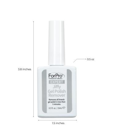 ForPro Expert Jiffy Gel Polish Remover - Fast Gel Removal in Under 5 Minutes - Buy Online on GoSupps.com