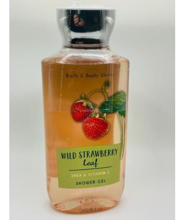 Bath Body Works Wild Strawberry Leaf Shower Gel 10 Ounce Body Wash