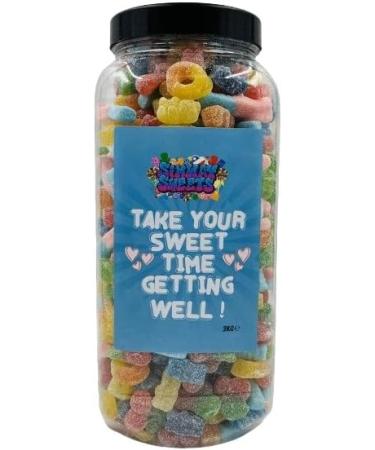 Simway Sweets 'Get Well Soon' Mix Sweet Gift Huge Mega 3KG Candy Jar - Pick Your Mix! (Jelly) - Buy Online on GoSupps.com