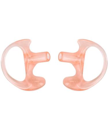 Replacement Soft Silicone Ear Buds Earmold (Left and Right Ear) for Two Way Radio Large Earmold Inserts for Most Coil Tube Audio Kits(Large) - Buy Online on GoSupps.com